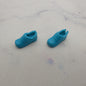 Barbie Doll Shoes Turquoise Teal Nurse Slides 2016 Spaghetti Chef Mattel DMC36