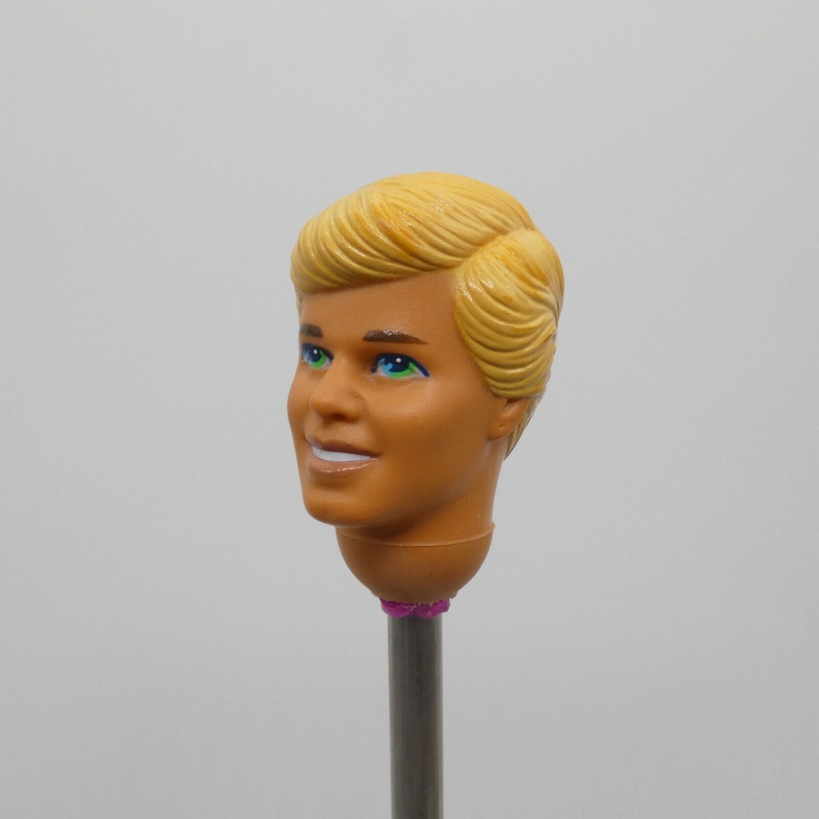 Barbie Costume Ball Ken Doll Head Only Blonde 1991 Malaysia Mattel 7154