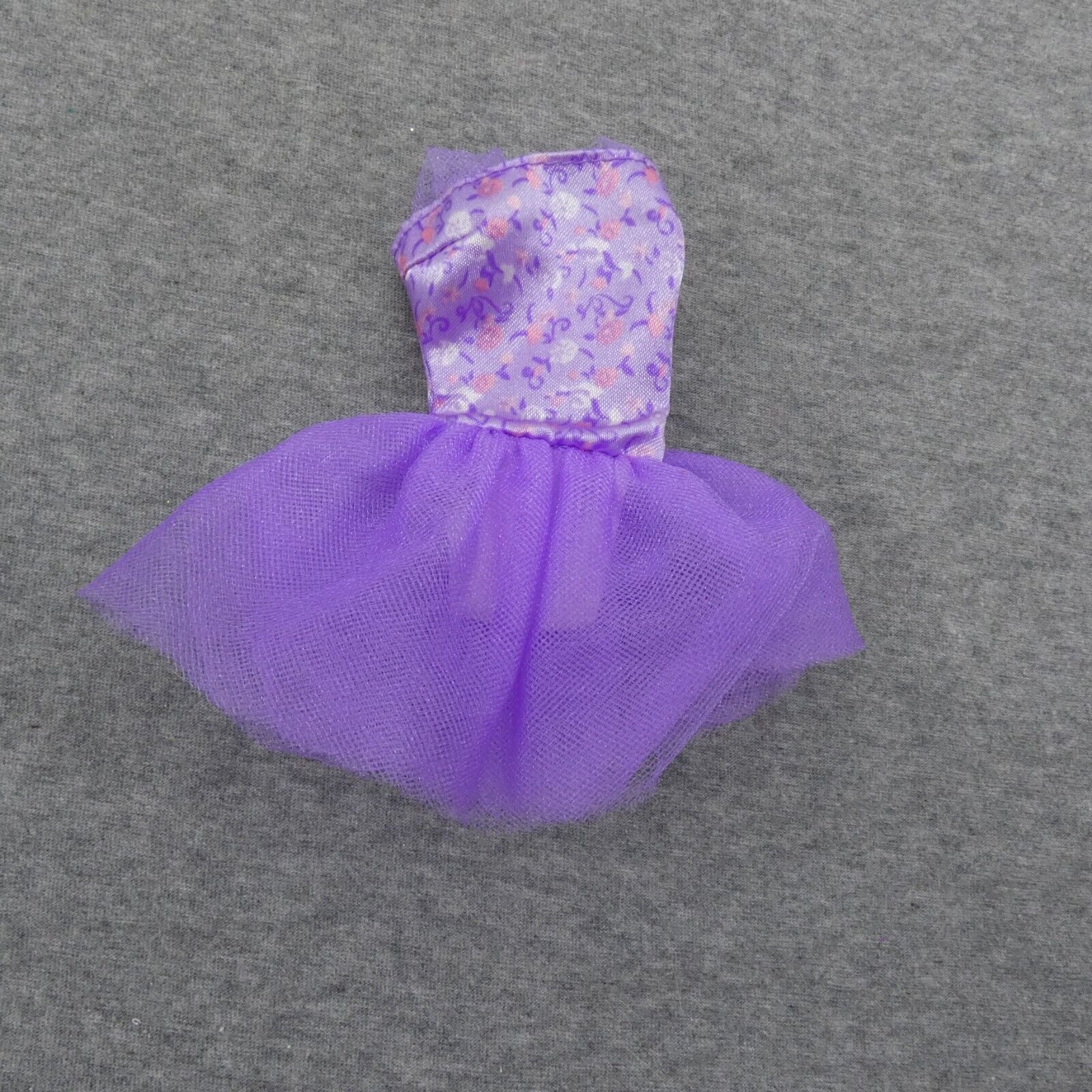 Barbie Doll Fashion Dress Purple Tulle Ballerina Tutu Genuine Mattel