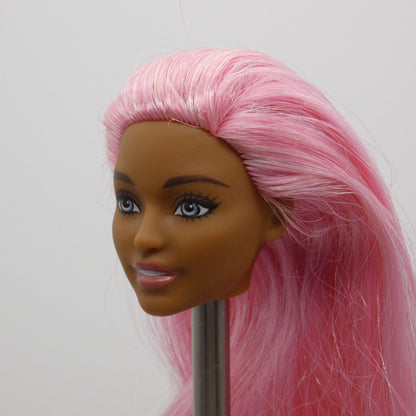 Barbie Dreamtopia Unicorn AA Doll Head Daya Face Pink Hair Medium Skin Blue Eyes