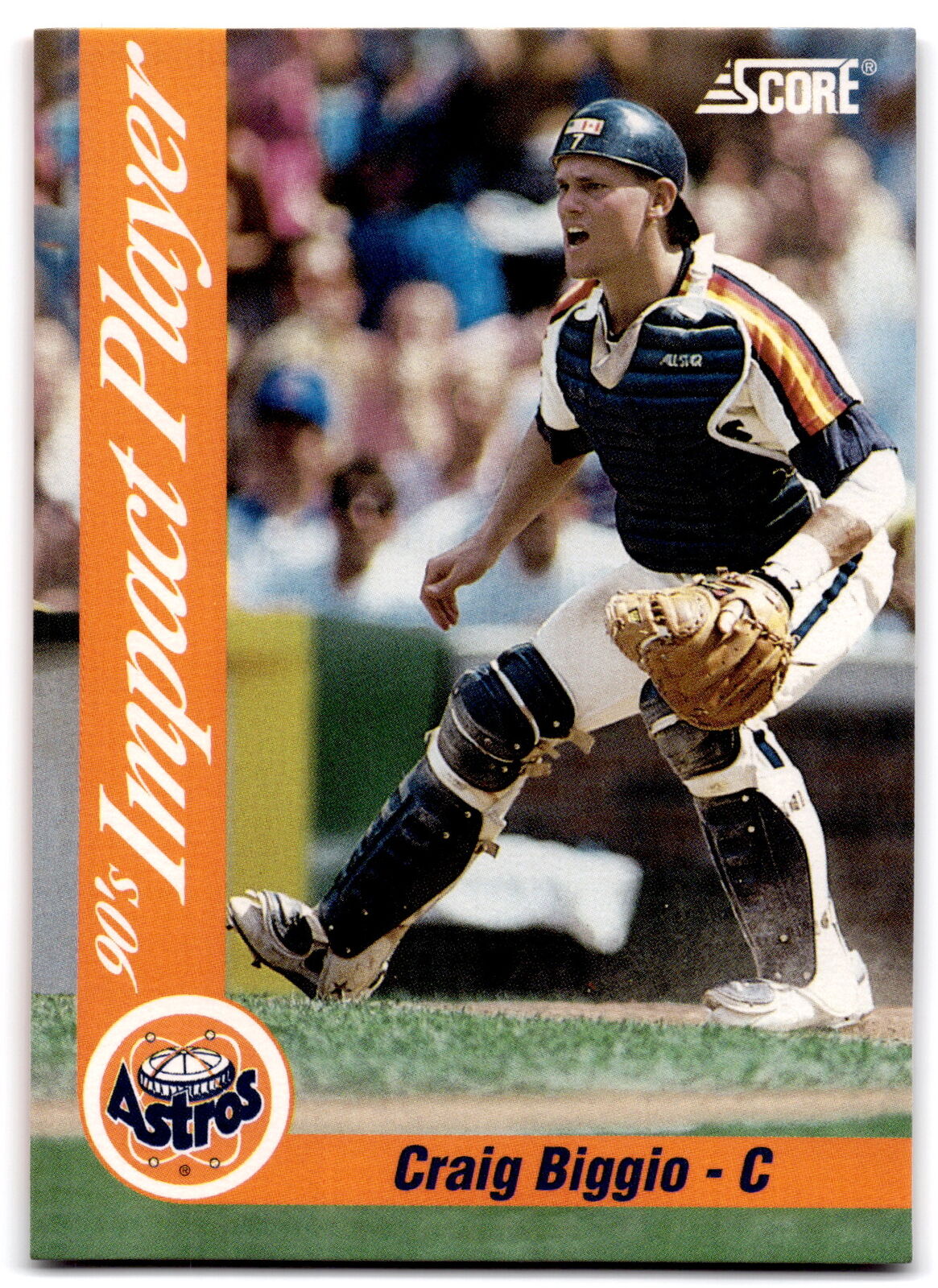 1992 Score #22 Craig Biggio Impact Players NRMT