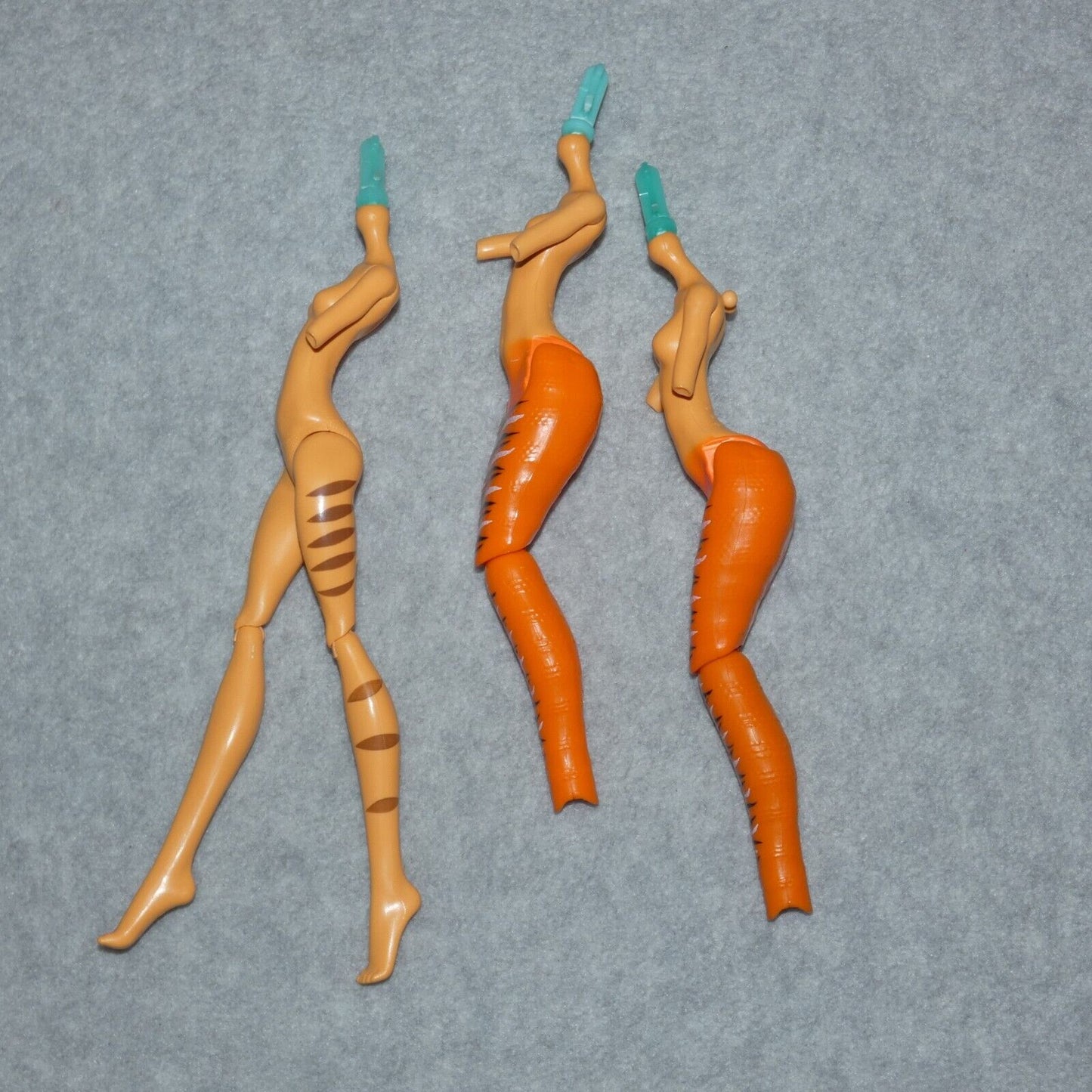 Monster High Toralei Stripe Doll Body Lot of 3 Bodies G1 Gen 1