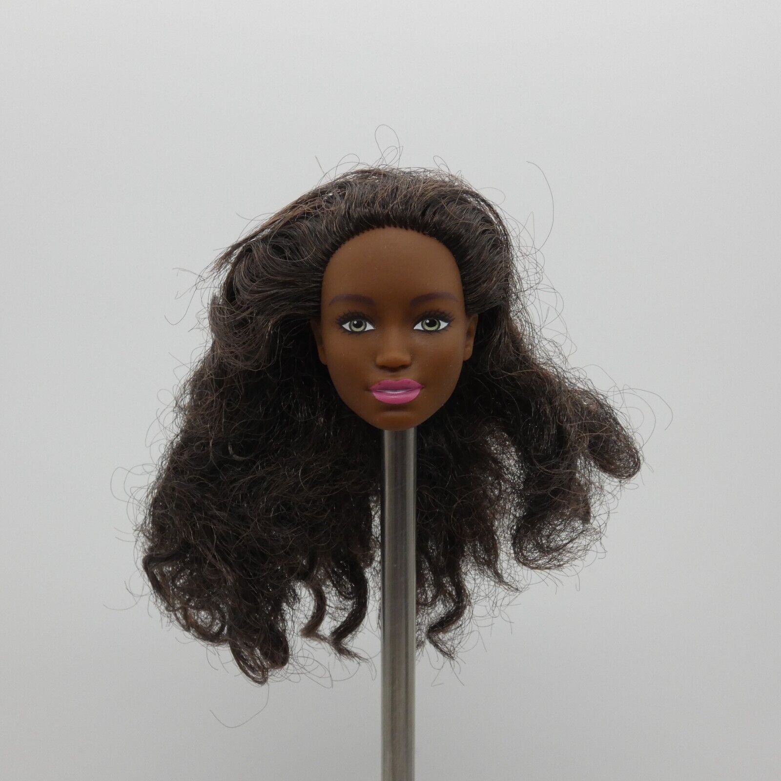 Barbie Career Surprise Doll Head AA Kim Face Green Eyes Dark Skin GLH63 2020