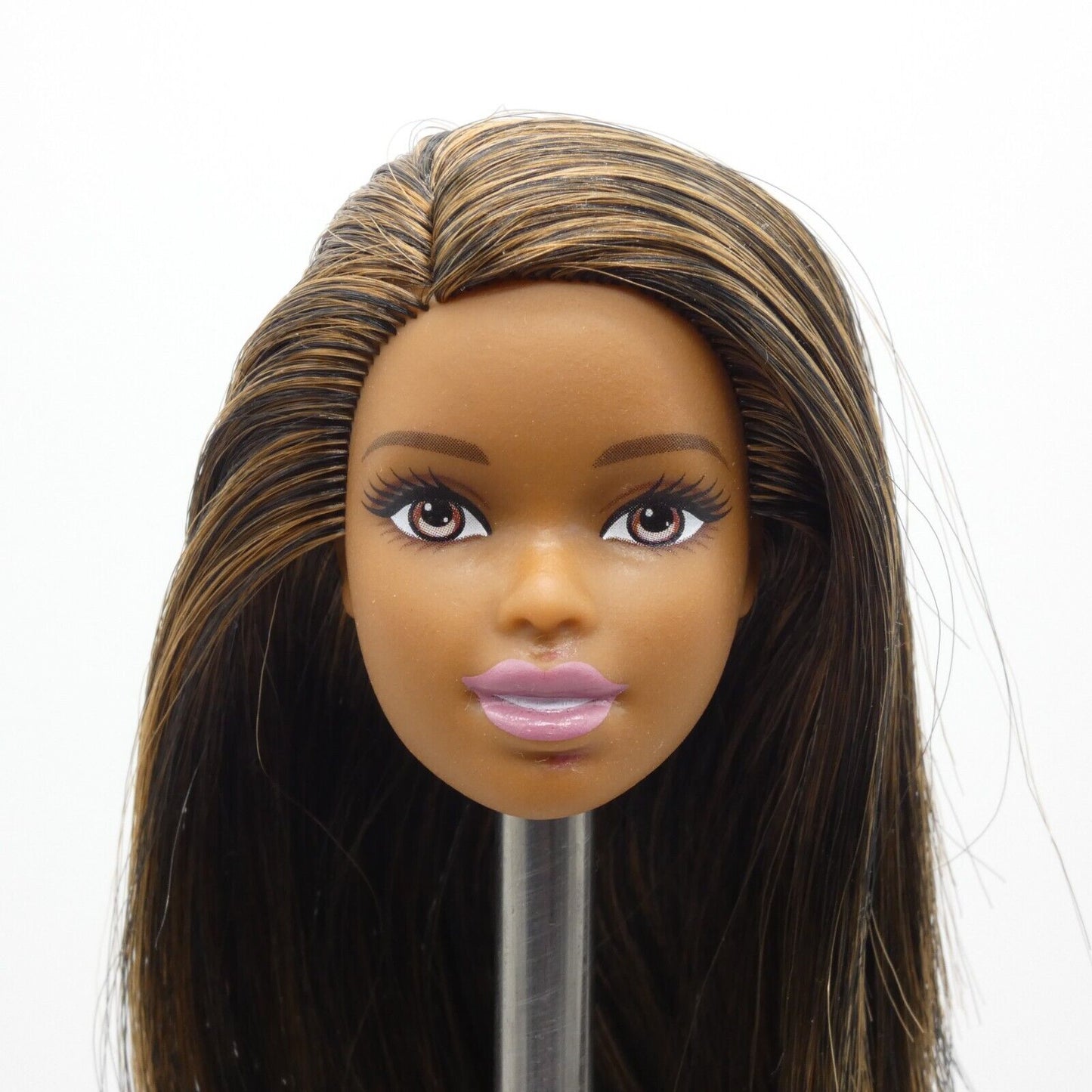 Barbie African American Doll Head Asha Face Medium Skin Baby Doctor GKH24