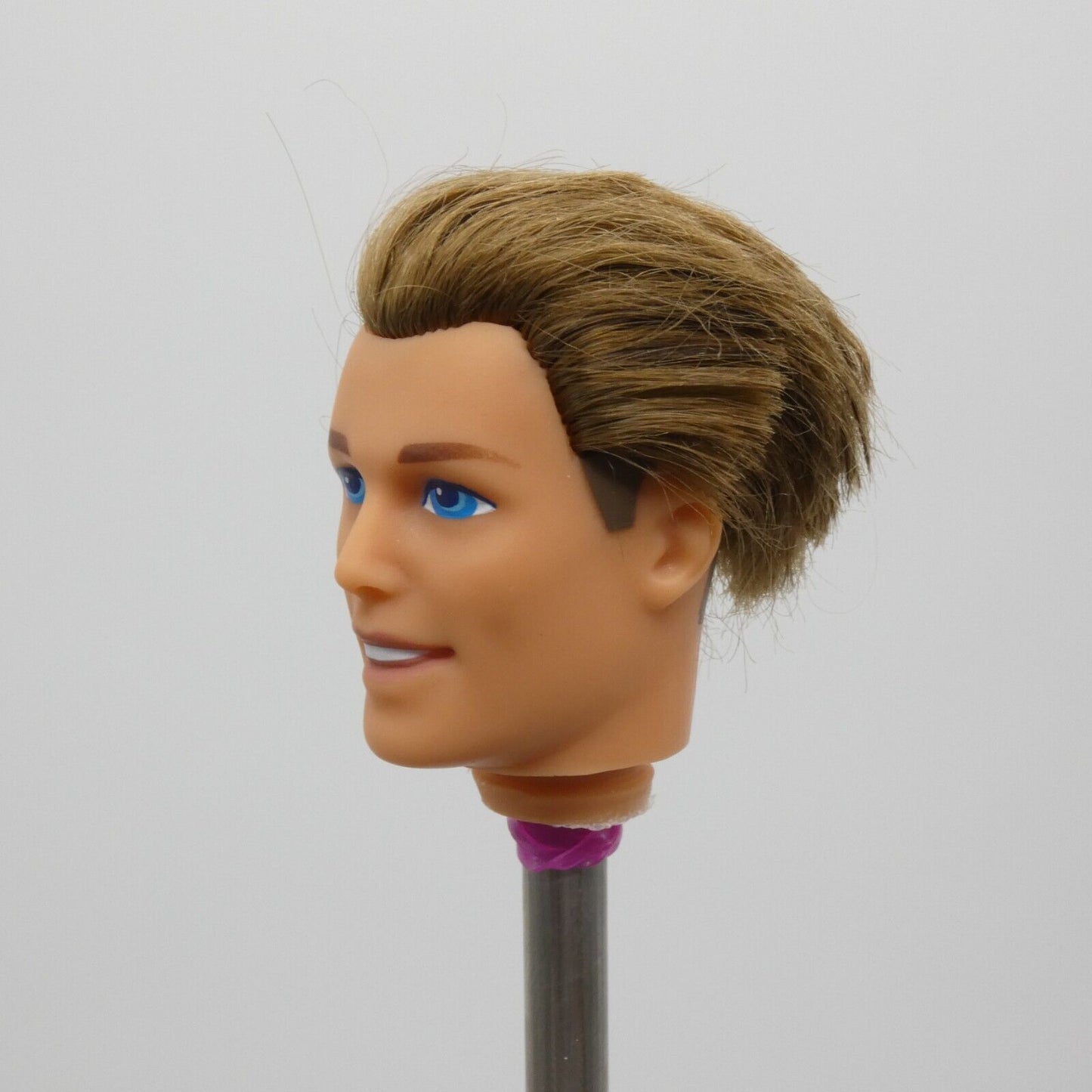 Barbie Butterfly Prince Ken Doll Head 1997 Rooted Brown Hair 13237 Mattel