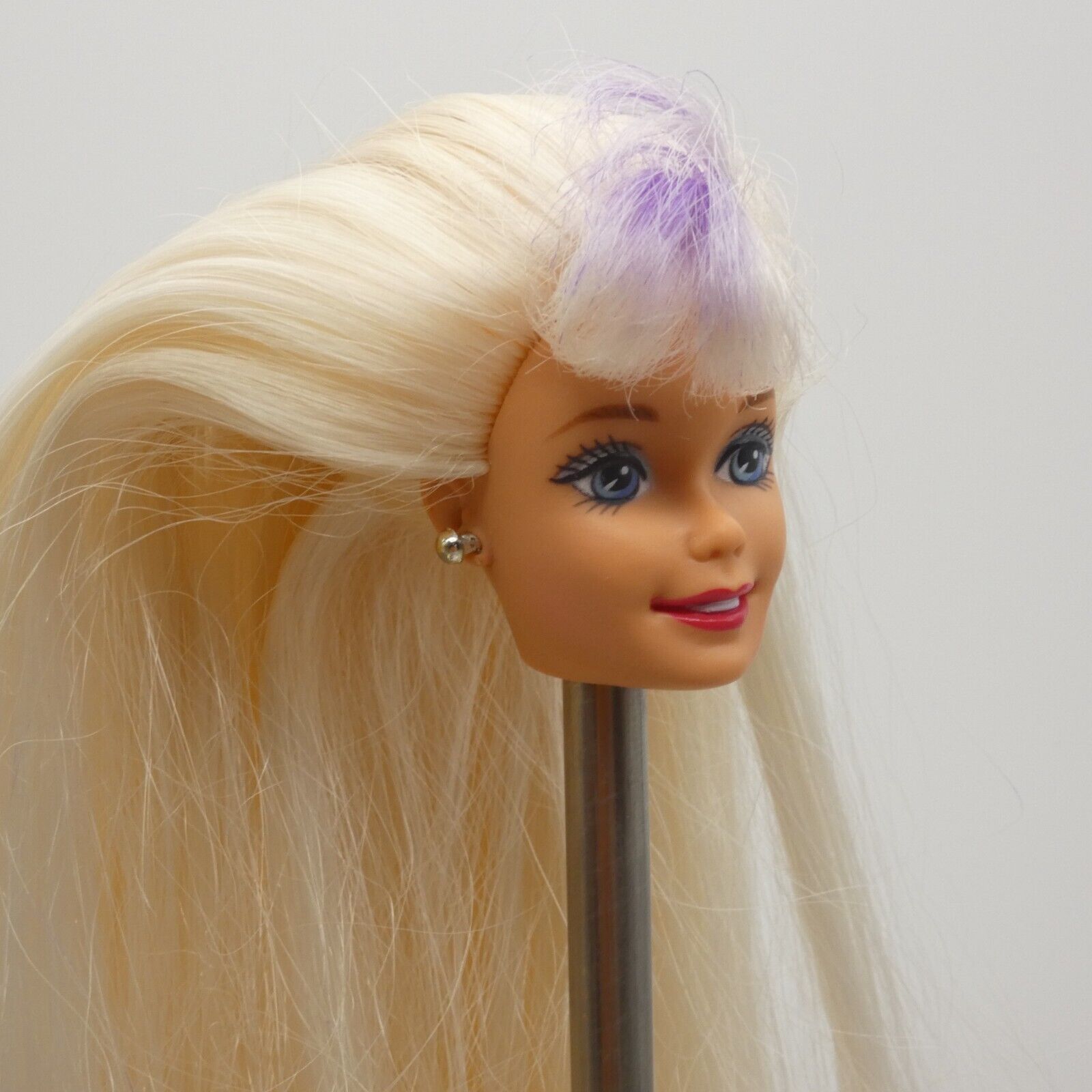 Barbie Cool Shoppin Doll Head Blonde Hair Bangs SuperStar 1998 Mattel 17487