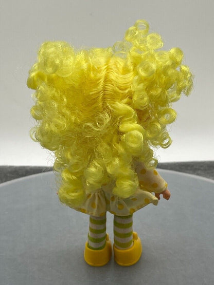 Strawberry Shortcake Lemon Meringue Doll Yellow Hair Outfit Shoes Tights VTG 5"