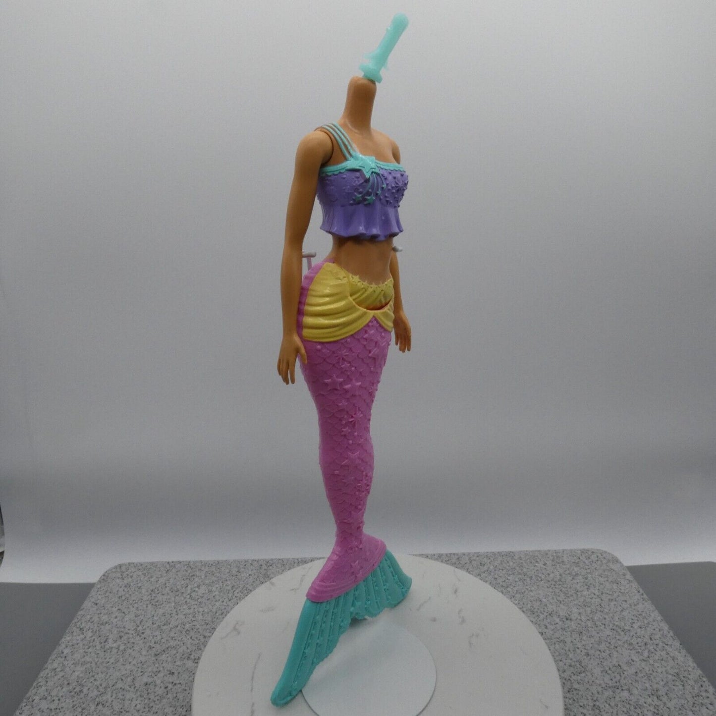 Barbie Dreamtopia Mermaid Doll Body Light Skin Tone Pink Tail 2019 Mattel GGC09