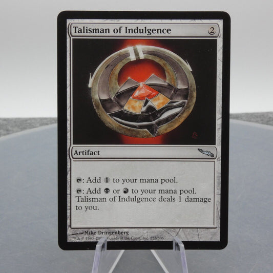 MTG Talisman of Indulgence Mirrodin 255/306 Regular Uncommon