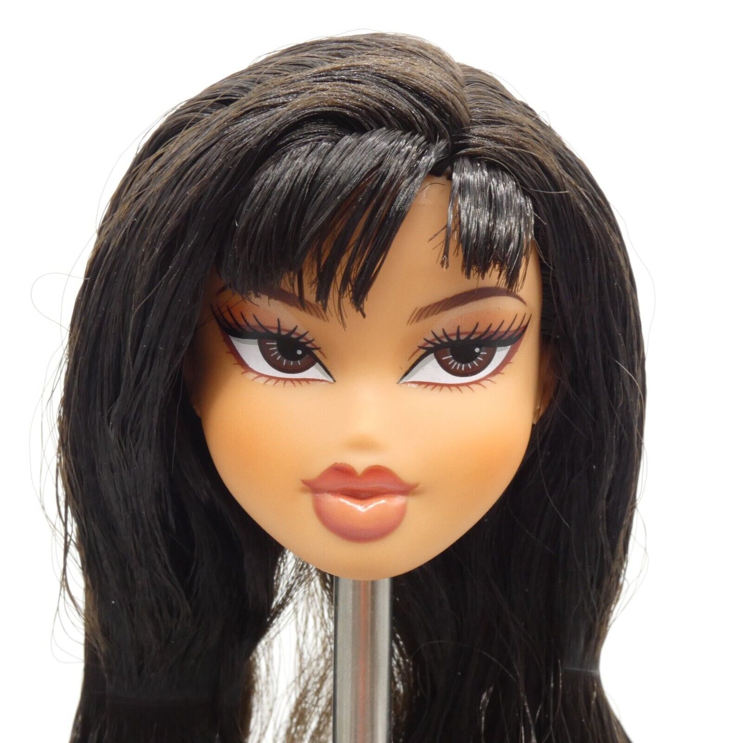 Bratz Doll Head Only Medium Light Tan Skin Kylie Jenner Day Long Hair 2023 O17B