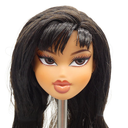 Bratz Doll Head Only Medium Light Tan Skin Kylie Jenner Day Long Hair 2023 O17B