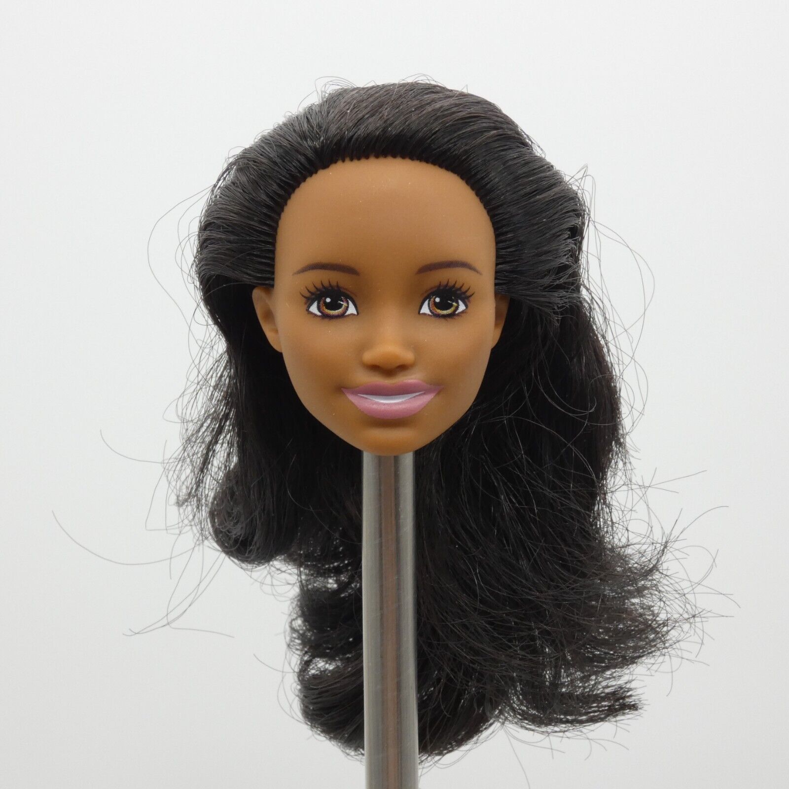 Barbie AA Skipper Babysitter Doll Head Curly Hair Medium Skin Tone FXH06