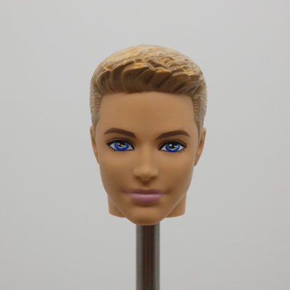 Barbie Fashionistas Ken Doll Head Molded Blonde Hair Prince Kieran Face Mattel