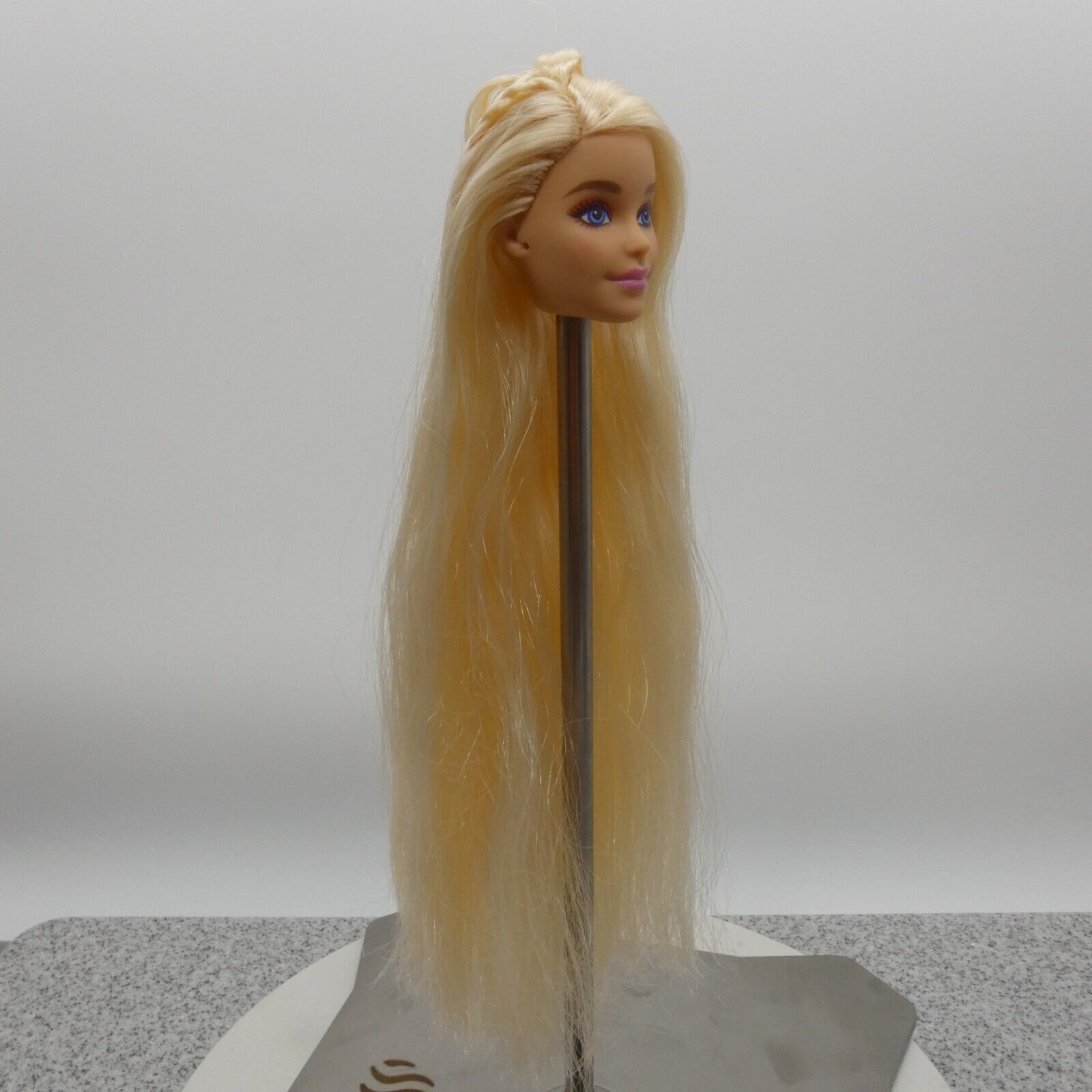 Barbie Extra 12 Doll Head Millie Closed Mouth Long Blonde Hair 2022 HDJ45 Mattel