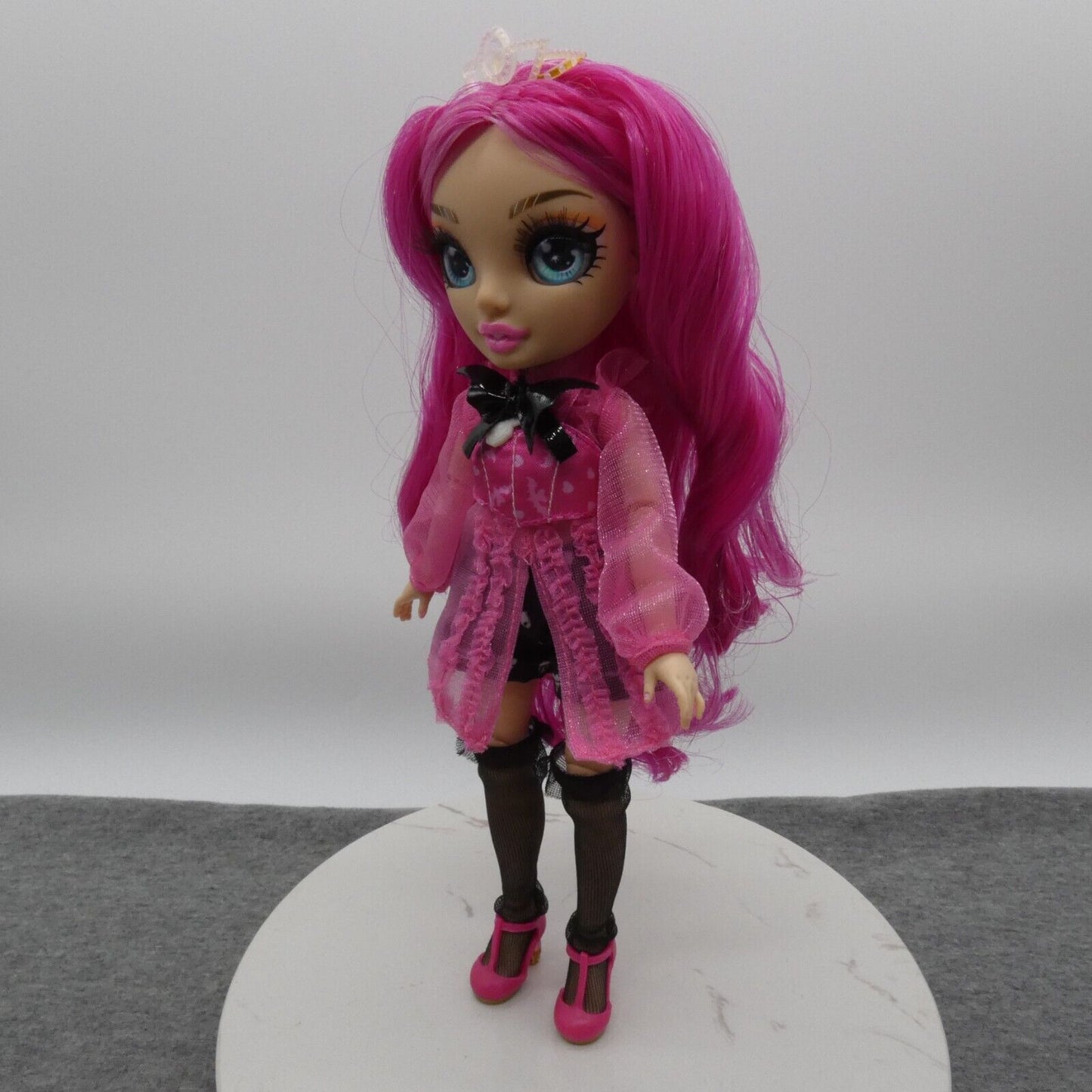 Rainbow High Jr Stella Monroe Doll Redressed as Draculaura Gen 3 Monster High