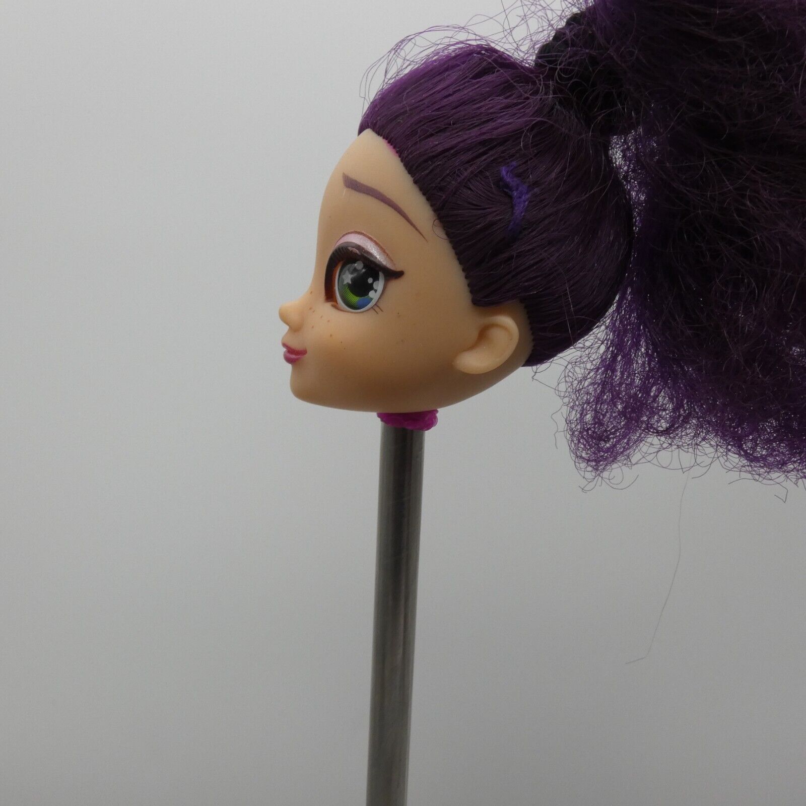 Disney Star Darlings Scarlet Starling Doll Head Purple Hair Jakks Pacific 2015