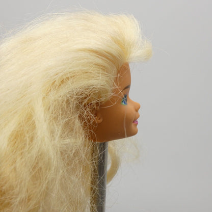 Barbie And The Beat Doll Head Superstar Face  Wavy Curly Hair 1989 Mattel 2751