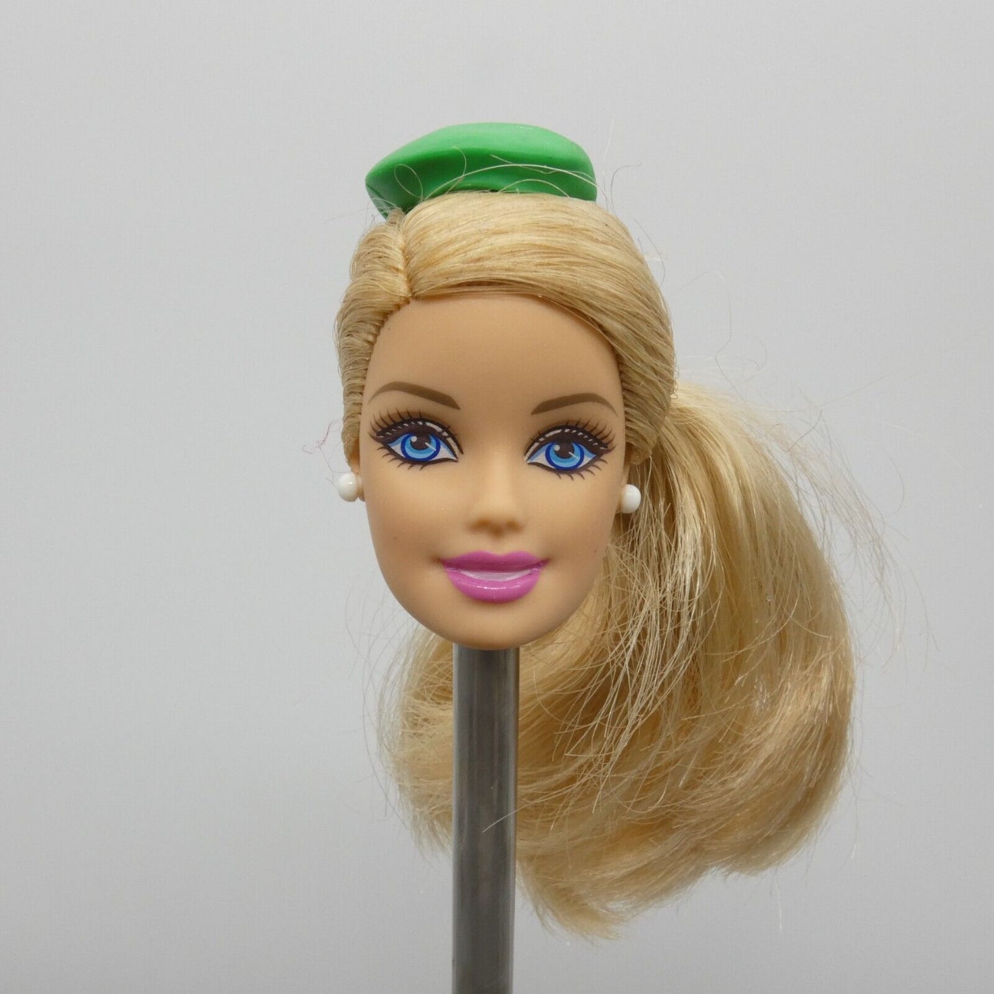 Barbie Loves Girl Scouts Doll Head Generation Girl CEO Hat Earrings 2014 BJP31