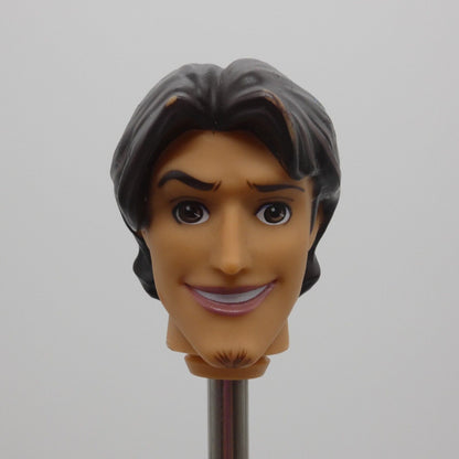 Disney Tangled Eugene Flynn Rider Doll Head Only Black Hair Goatee Mattel