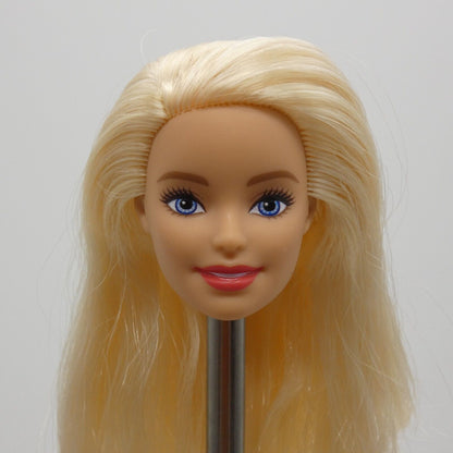 Barbie Holiday Doll Head Millie Face Blonde Light Skin 2020 Mattel GJB74