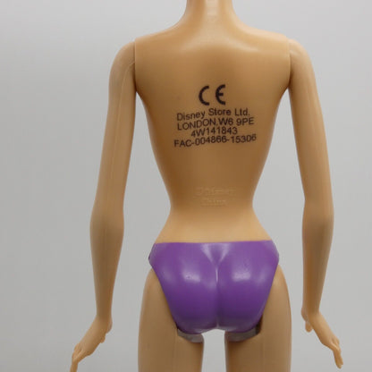 Disney Store London Princess Doll Body Light Skin Articulated Purple Panties