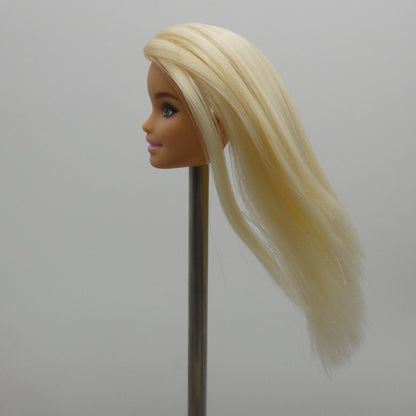 Barbie Glitz Doll Head Millie Face Green Eyes Blonde Light Skin 2021 GRB32