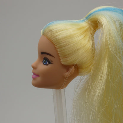 Barbie Cutie Reveal Millie Llama Doll Head Only Blonde Blue Hair 2022 Mattel