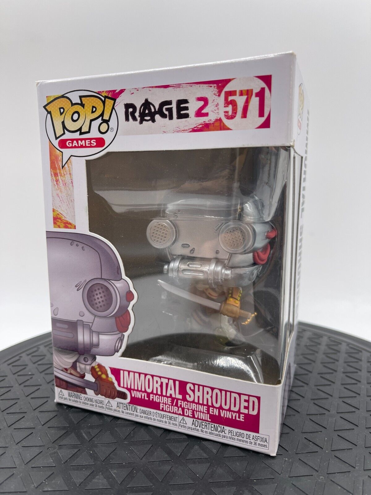 Funko Pop Games Rage 2 Immortal Shrouded 571 Vinyl Figure NRFB 2019 DRM191121