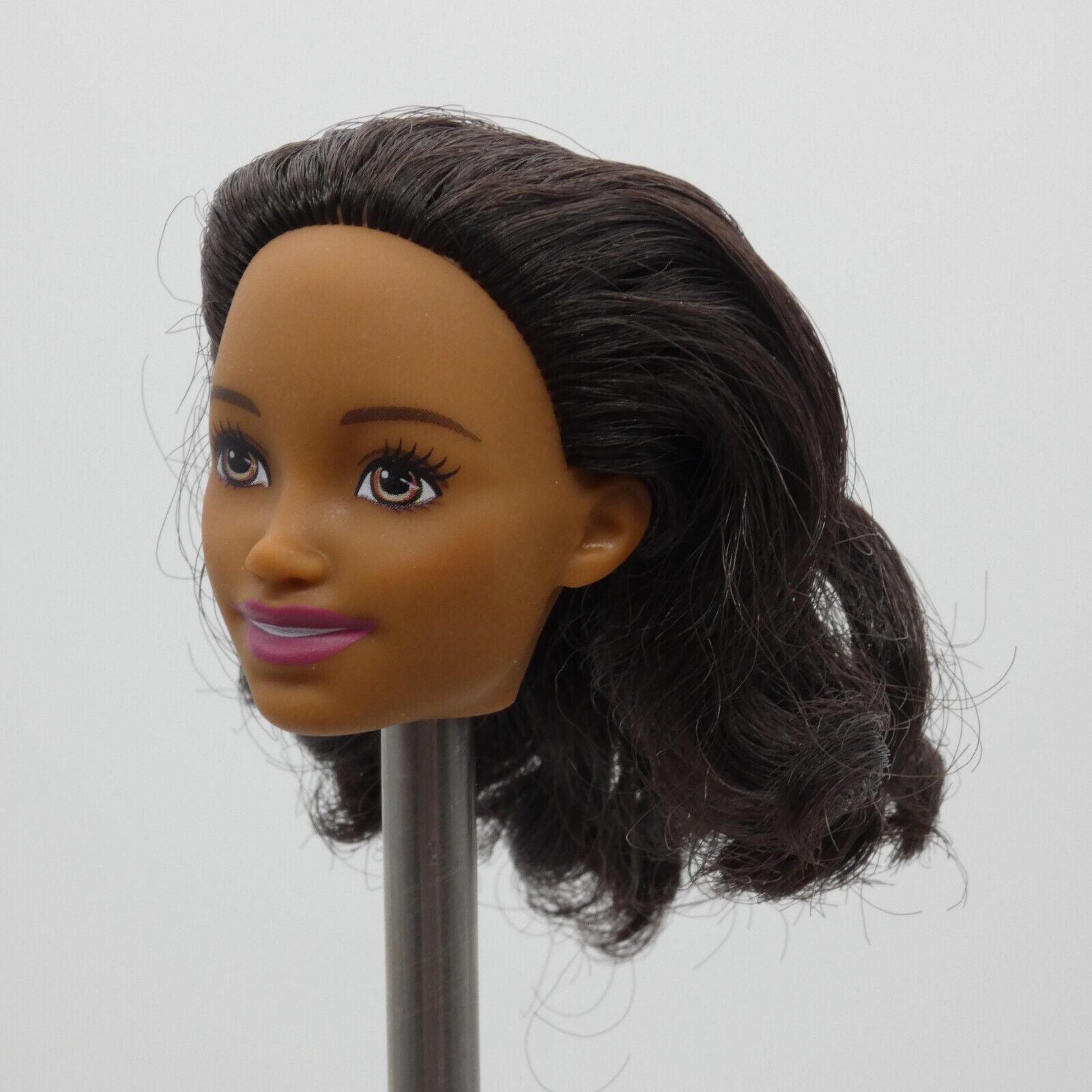 Barbie AA Skipper Babysitter Doll Head Relaxed Curly Hair Medium Skin Tone FHY91