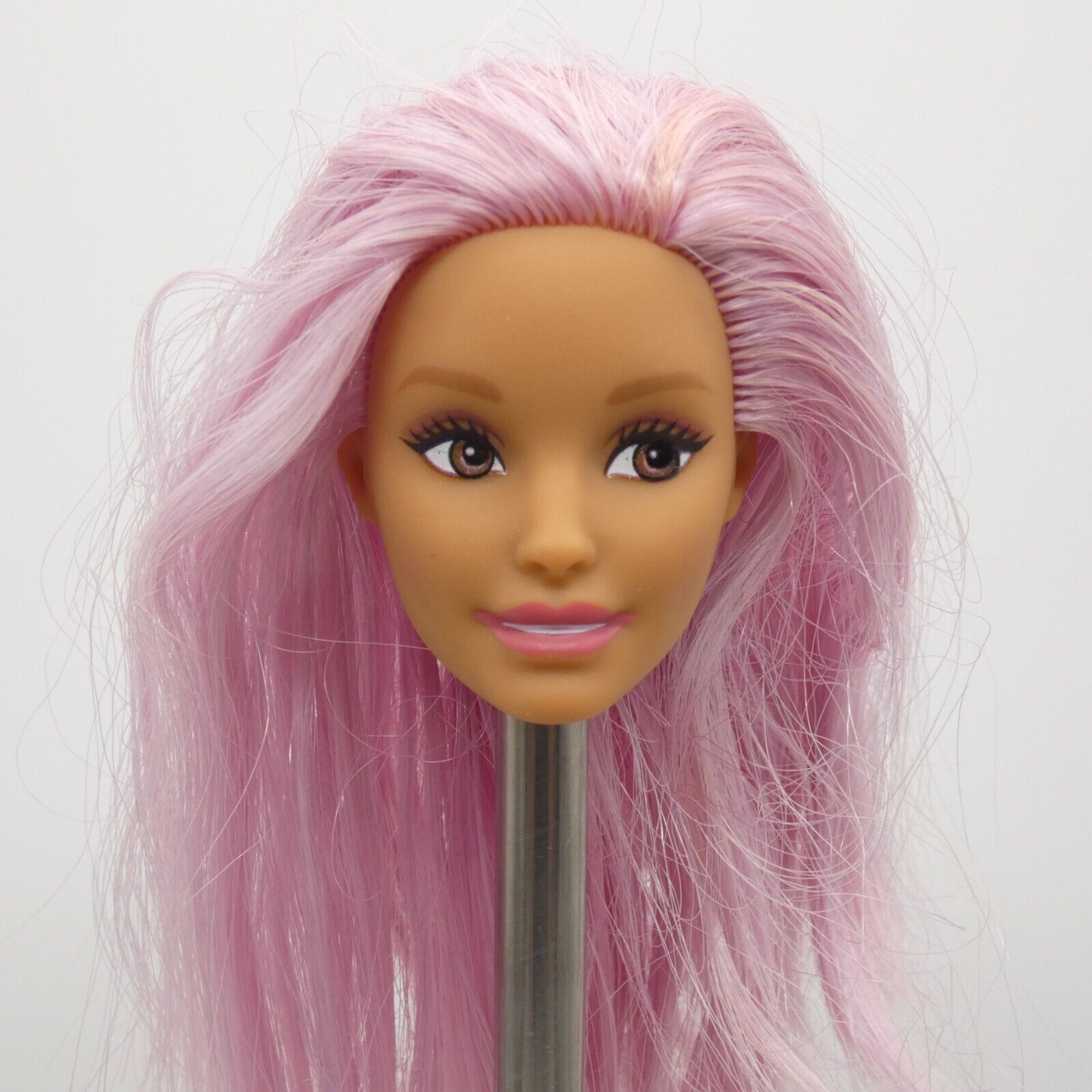 Barbie You Can Be A Pop Star Doll Head Neysa Face Purple Hair 2019 Mattel FXN98