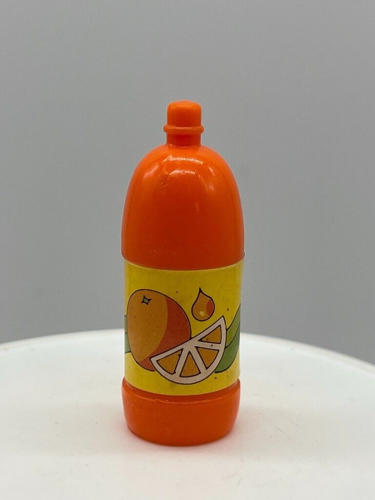 Barbie Doll Orange Soda 1991 Grocery Set 2 Liter Bottle Diorama Decoration 7296