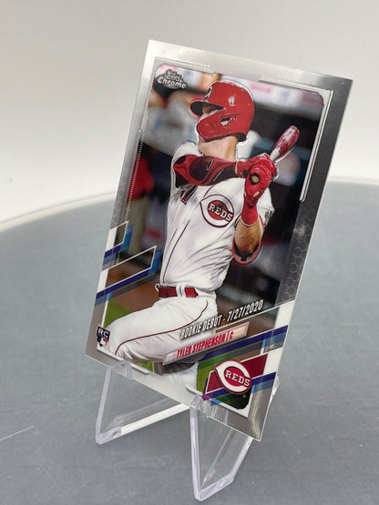 Tyler Stephenson 2021 Topps Chrome Update USC26 Cincinnati Reds Rookie Card