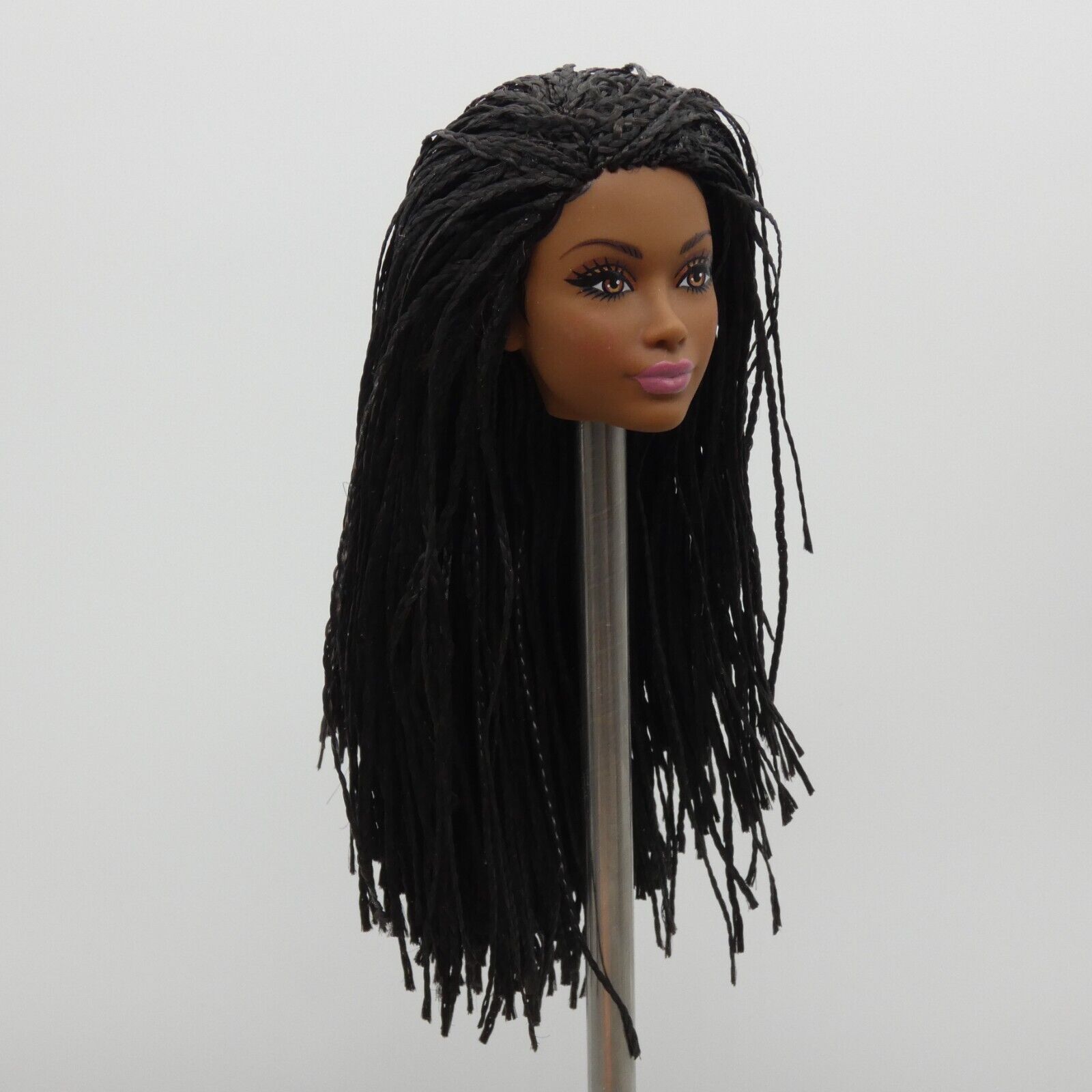 Barbie Looks 21 Doll Head Heide Face AA Medium Dark Skin Braids 2024 HRM13 B