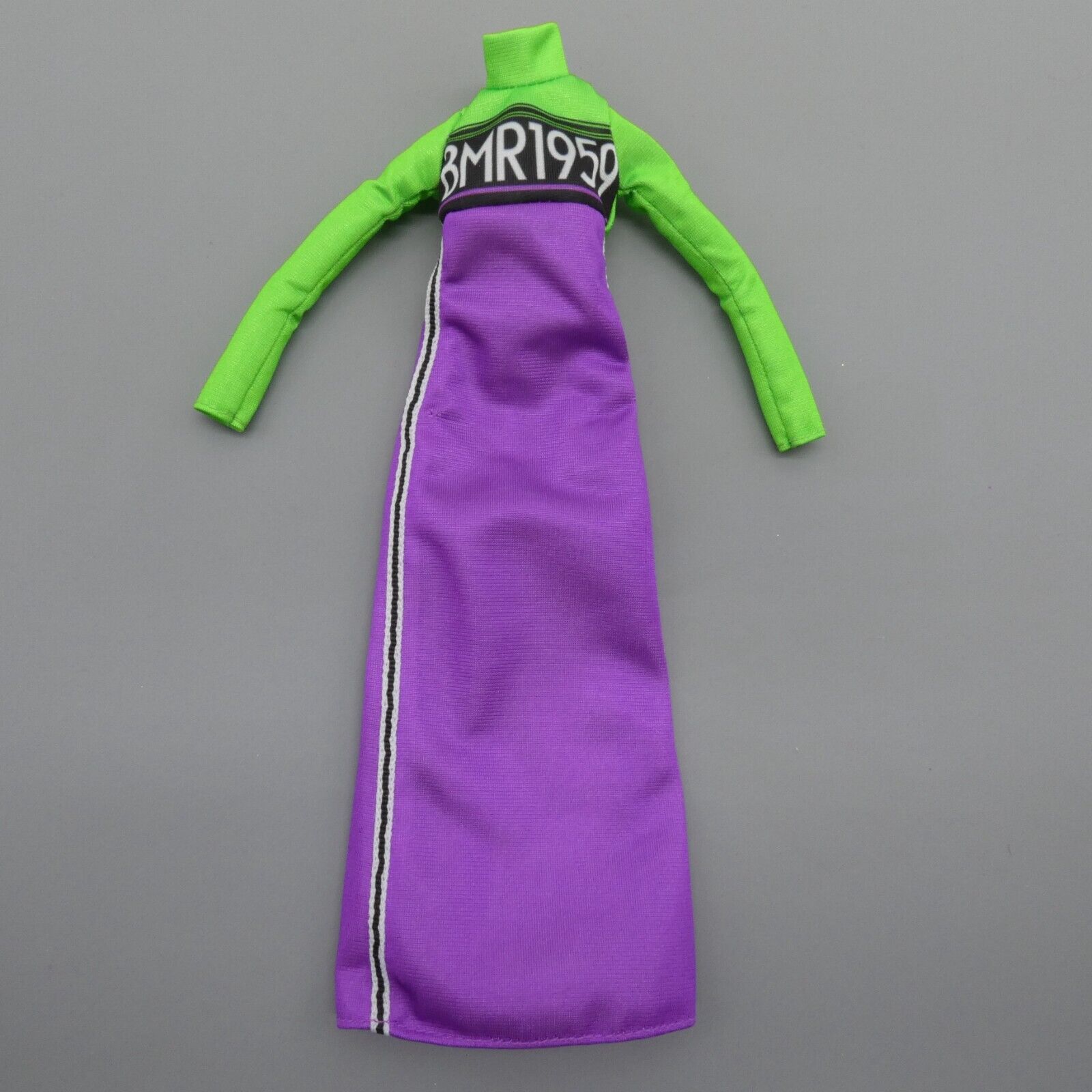 Barbie BMR 1959 Doll Dress Purple Green Top Long Sleeve 2019 Mattel GHT95