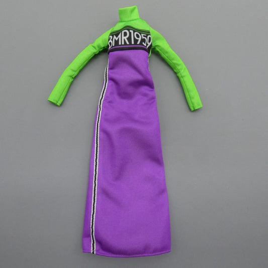 Barbie BMR 1959 Doll Dress Purple Green Top Long Sleeve 2019 Mattel GHT95