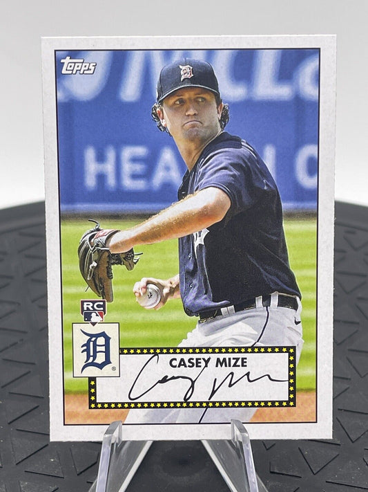 2021 Topps Series 1 Baseball 1952 Insert Casey Mize RC Rookie #T52-7 Tigers