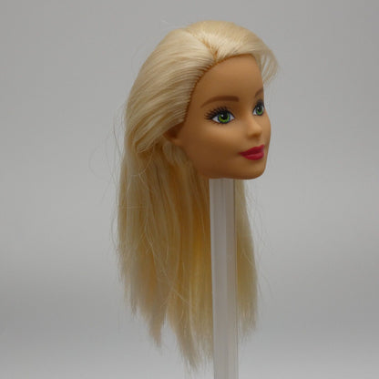 Barbie Millie Doll Head Only Blonde Green Eyes Closed Mouth Rockstar 2019 GDJ34