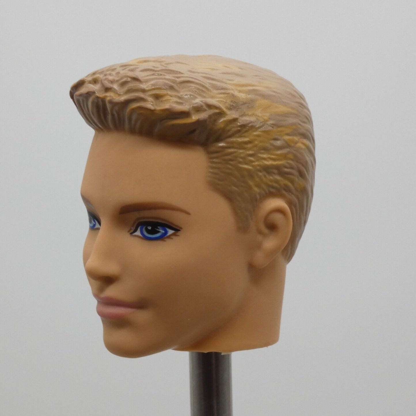 Barbie Pink Passport Ken Ryan Doll Head Molded Blonde Hair 2015 Mattel CCY12