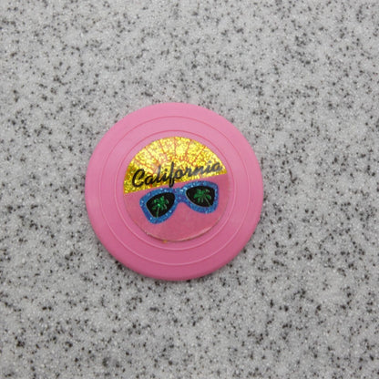 Barbie California Dream Doll Frisbee Pink Beach 1987 Mattel 4439