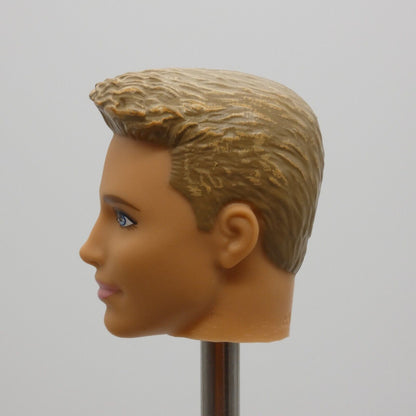 Barbie Fashionistas Glam Ken Ryan Doll Head Molded Blonde Hair 2013 Mattel BFW10