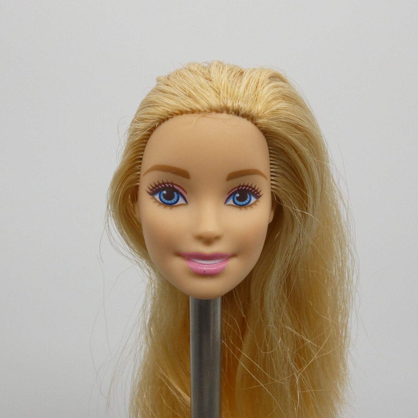 Barbie Beach Doll Head Millie Face Straight Hair Ponytail 2015 Mattel CFF12 B2