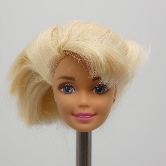 Barbie Pet Doctor Doll Head Blonde SuperStar Face Medium Light Skin 1997 14603