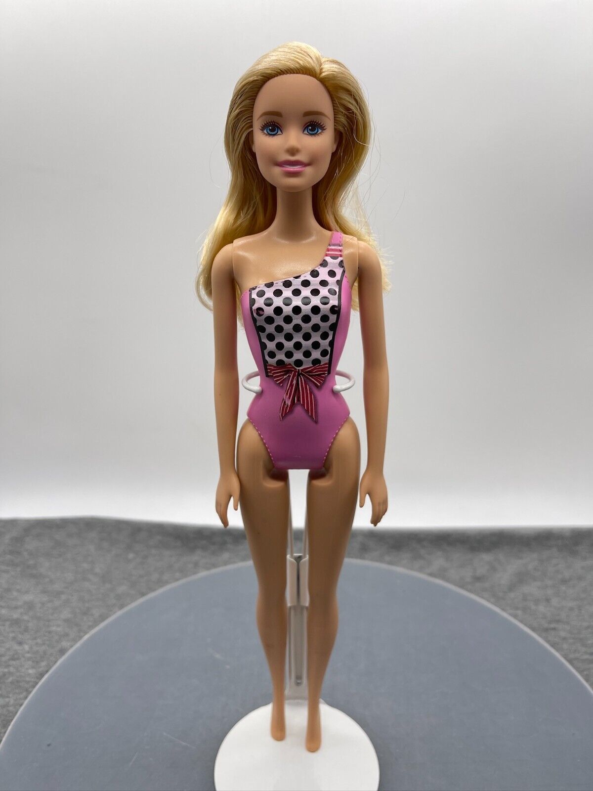 Barbie Beach Water Play Doll Millie Blonde Pink Swimsuit Heel Feet CFF12 Mattel