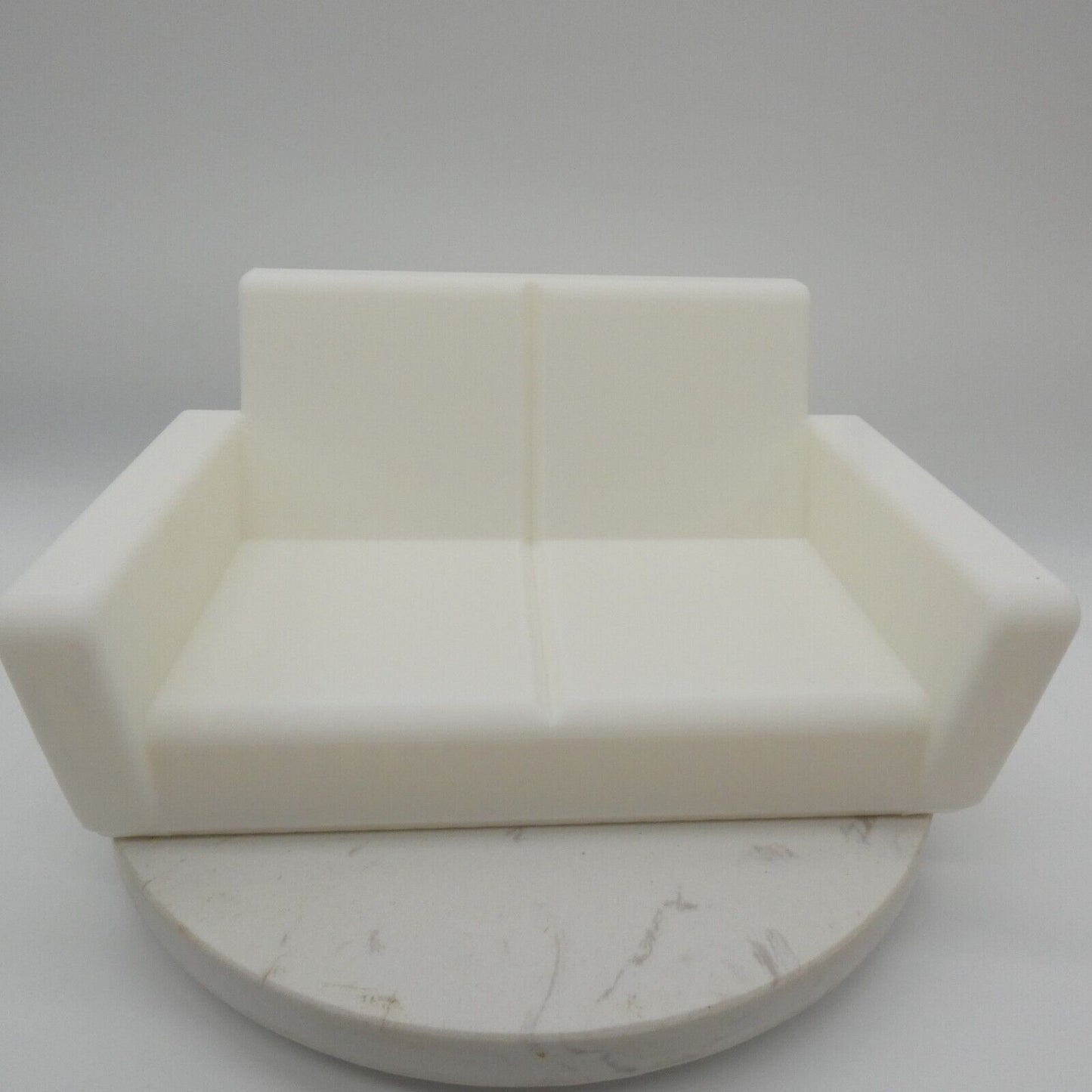 1/6 Scale Doll Furniture Sofa Love Seat White 1:6 Barbie Or Bratz Diorama