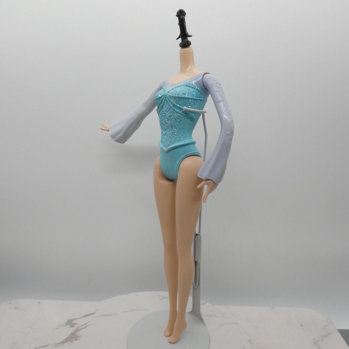 Disney Frozen Ice Power Elsa Doll Body Only Molded Suit Untested Mattel DMD33