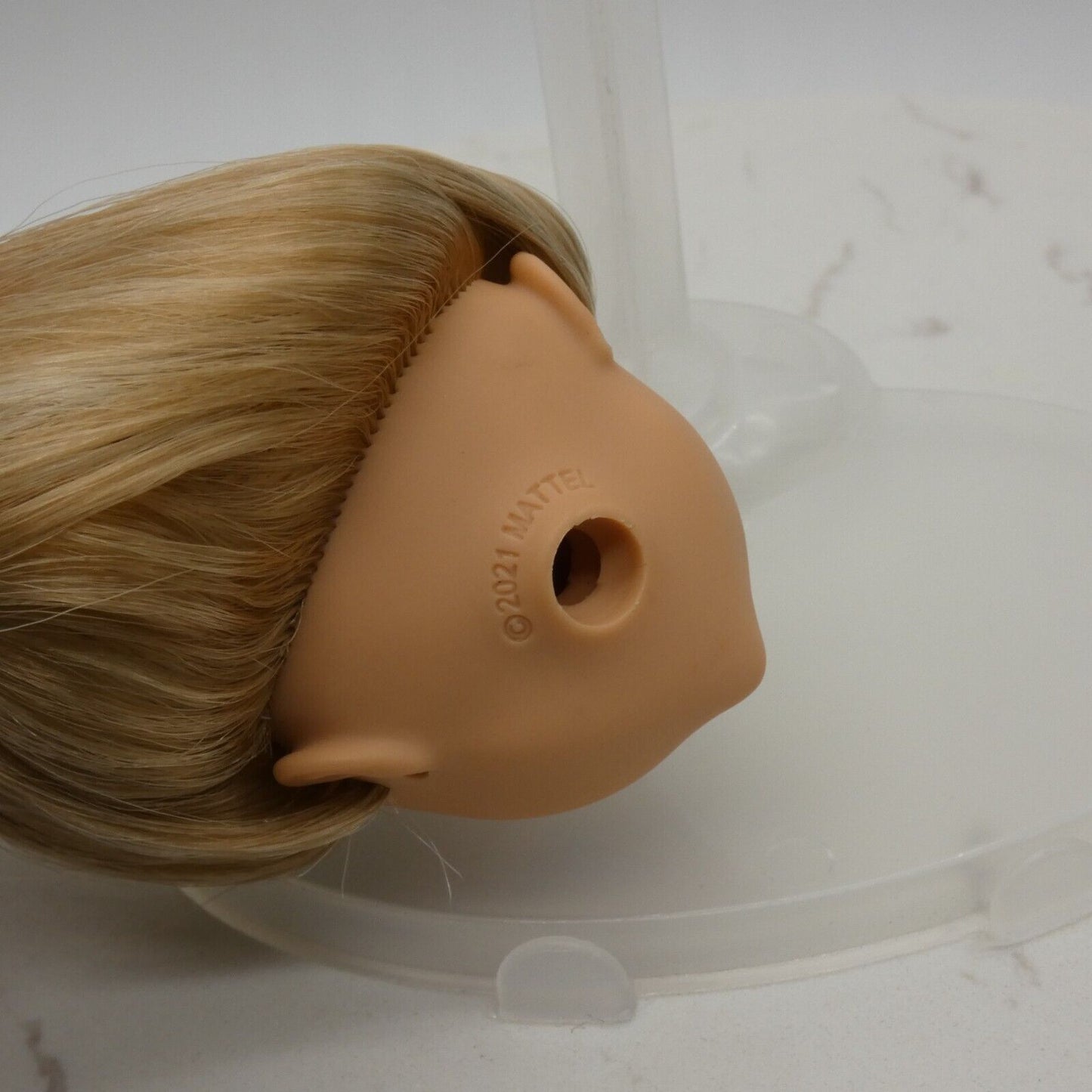 Barbie Extra Minis 4 Doll Head Only Long Blonde Hair 2022 Mattel HGP66 5.5 Inch