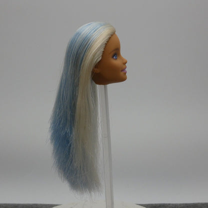 Barbie Fashionistas 120 Doll Head Only Millie Blonde Blue Hair 2019 Mattel FXL53