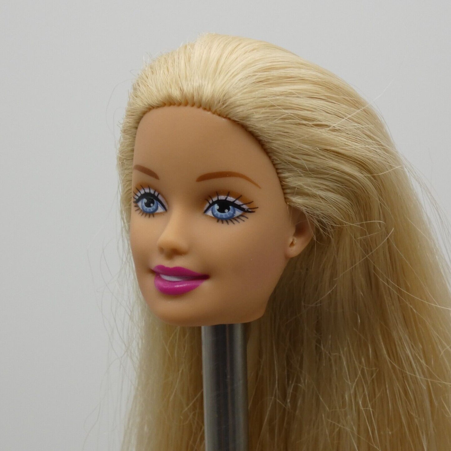 Barbie Doll Head Generation Girl CEO Face Blonde Hair Blue Eyes Light Skin