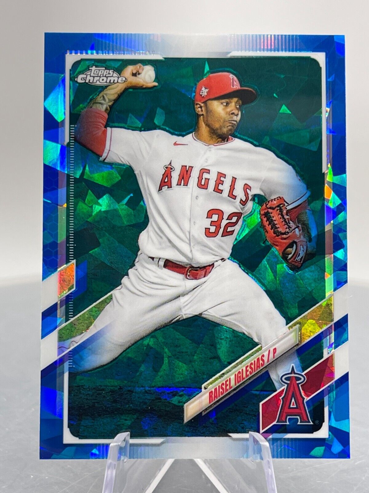 Raisel Iglesias 2021 Topps Sapphire Chrome Update US252