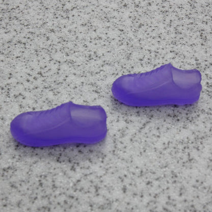 Barbie Doll Shoes Purple Translucent Low Top Sneakers Extra 11 Mattel 2021 HDJ44